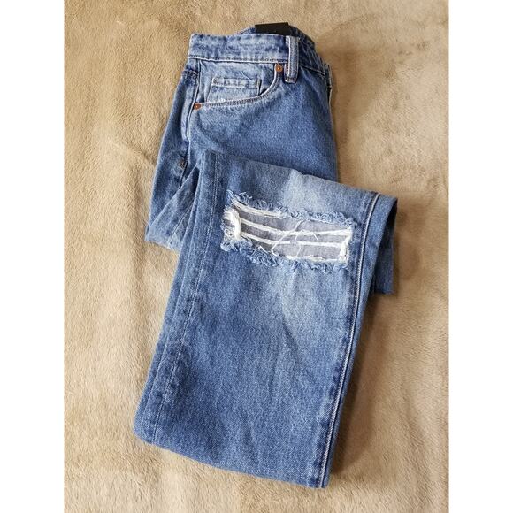 BLANKNYC The Madison Crop High Rise Blue Jeans Denim 100% Cotton Size 26 NWT - Picture 7 of 12